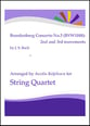 Brandenburg Concerto No.3, 2nd & 3rd movements - string quartet P.O.D. cover